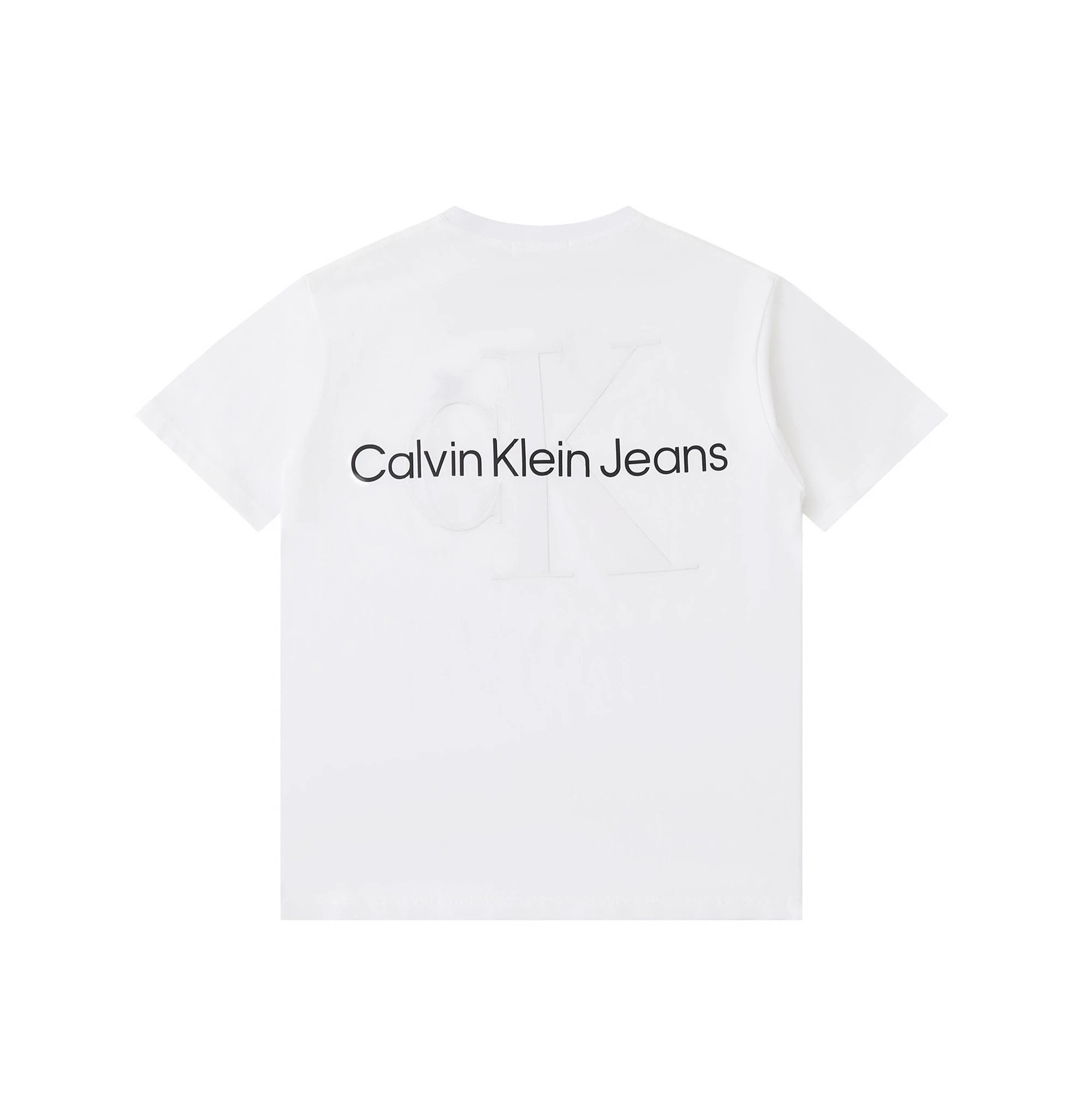 Calvin Klein Jeans Monogram Logo White T-Shirt - 23