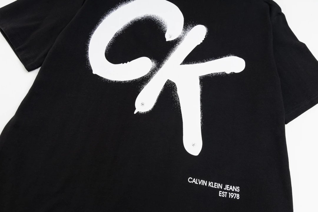 Calvin Klein Jeans Monogram Logo White T-Shirt - 63
