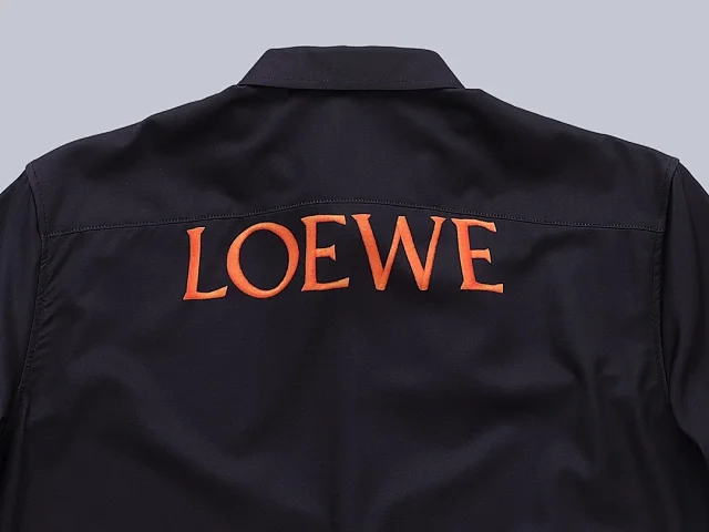 Loewe Shirts Short-Sleeve Graphic Button-Up Shirt product detail image 36