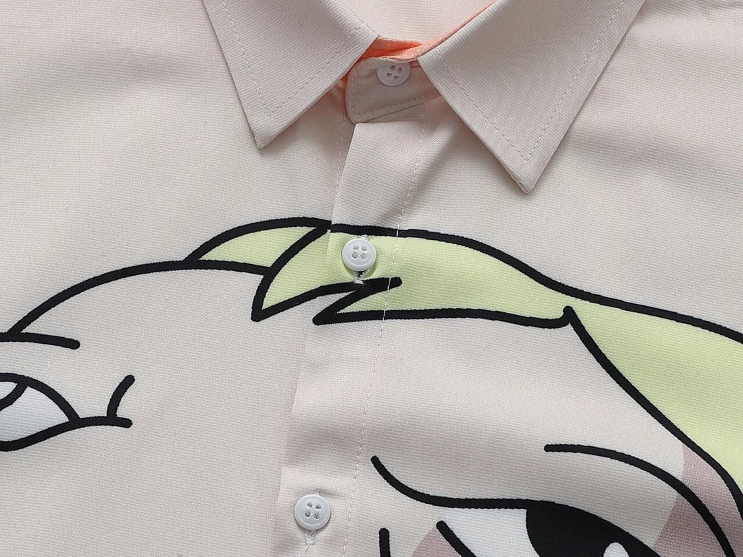Loewe x Studio Ghibli Calcifer Print Short-Sleeve Shirt Black - 17