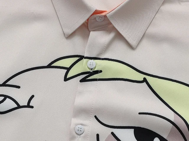Loewe Shirts Short-Sleeve Graphic Button-Up Shirt product detail image 16