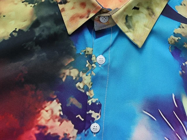Loewe Shirts Short-Sleeve Graphic Button-Up Shirt product detail image 26