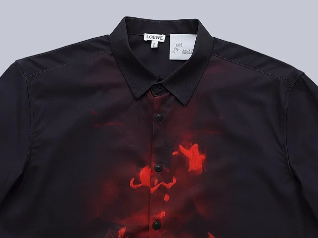 Loewe Shirts Short-Sleeve Graphic Button-Up Shirt product detail image 30