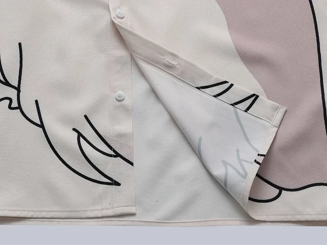 Loewe Shirts Short-Sleeve Graphic Button-Up Shirt product detail image 15