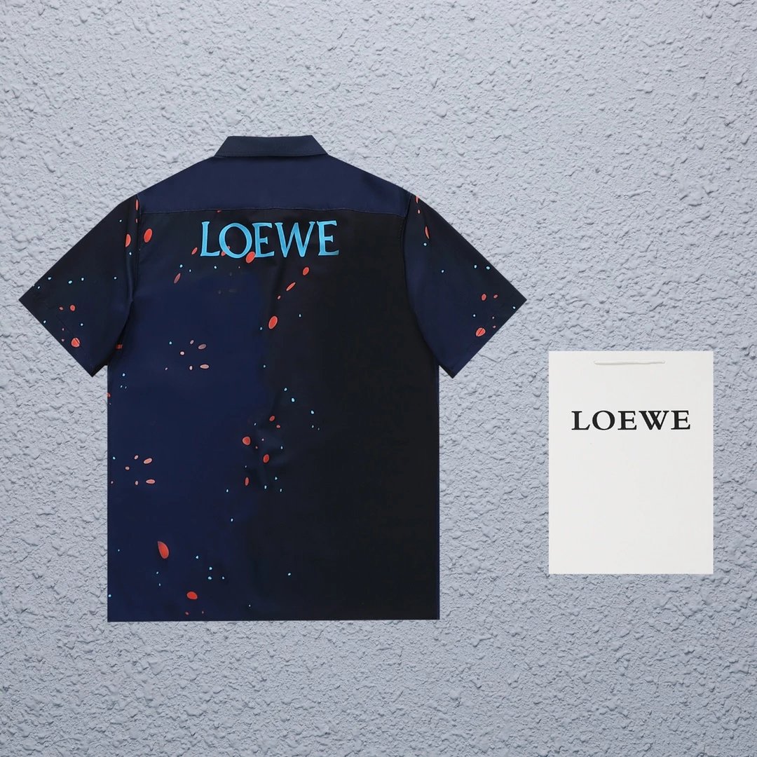 Loewe x Studio Ghibli Calcifer Print Short-Sleeve Shirt Black - 39