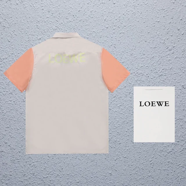 Loewe Shirts Short-Sleeve Graphic Button-Up Shirt product detail image 11