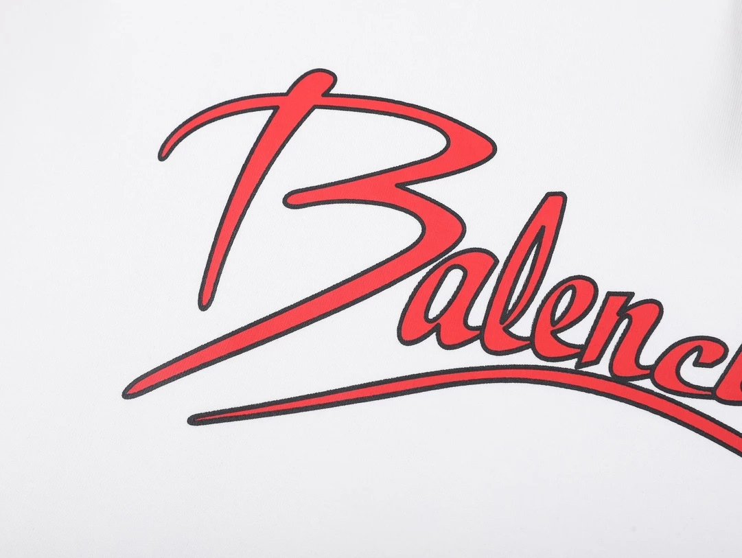 Balenciaga x Supreme Logo Print White T-Shirt - 41