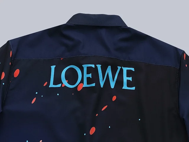 Loewe Shirts Short-Sleeve Graphic Button-Up Shirt product detail image 45