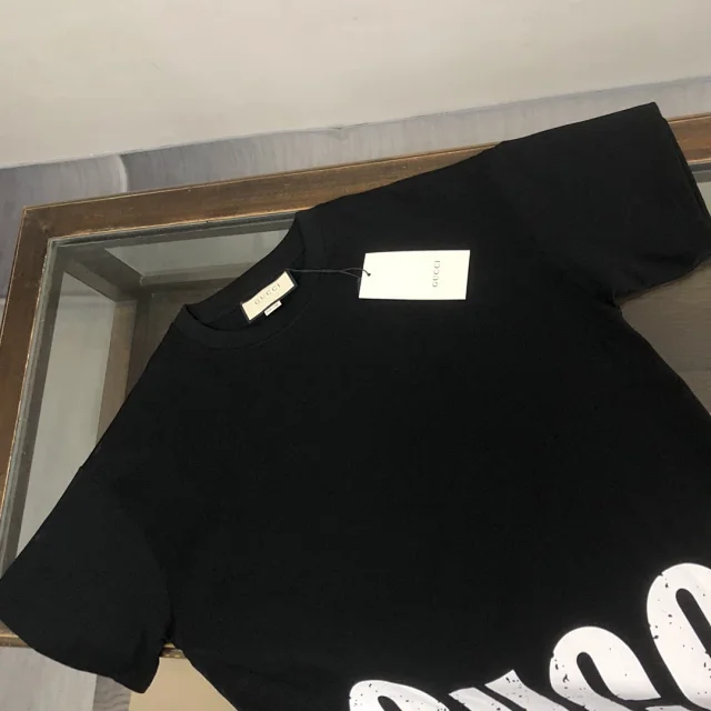 Gucci T-Shirts Logo-print crew-neck product detail image 42