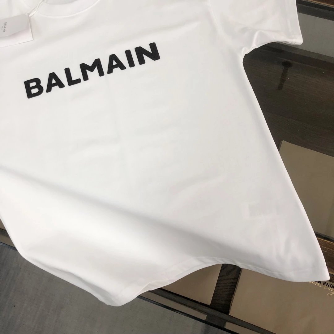 Balmain Logo-Embroidered Black T-Shirt - 15