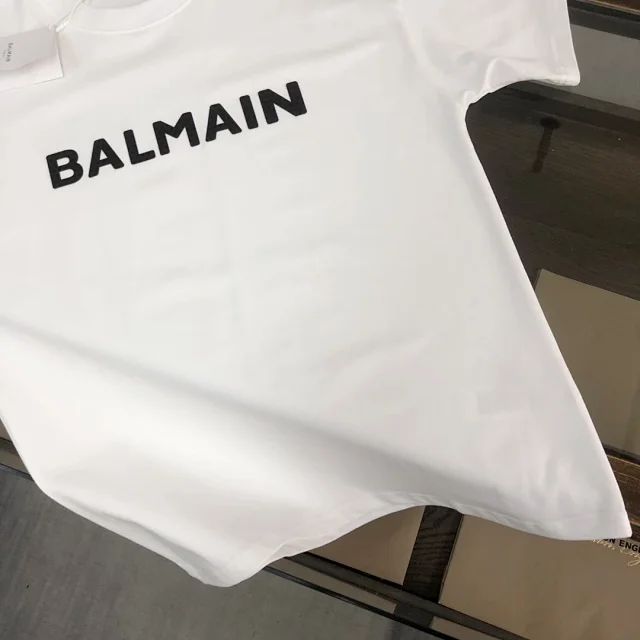 Balmain T-Shirts Logo Print product detail image 14