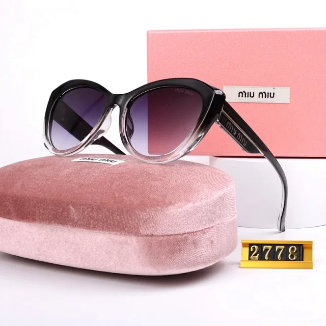 Miu Eyewear 2778 oversized cat-eye sunglasses product detail image 30