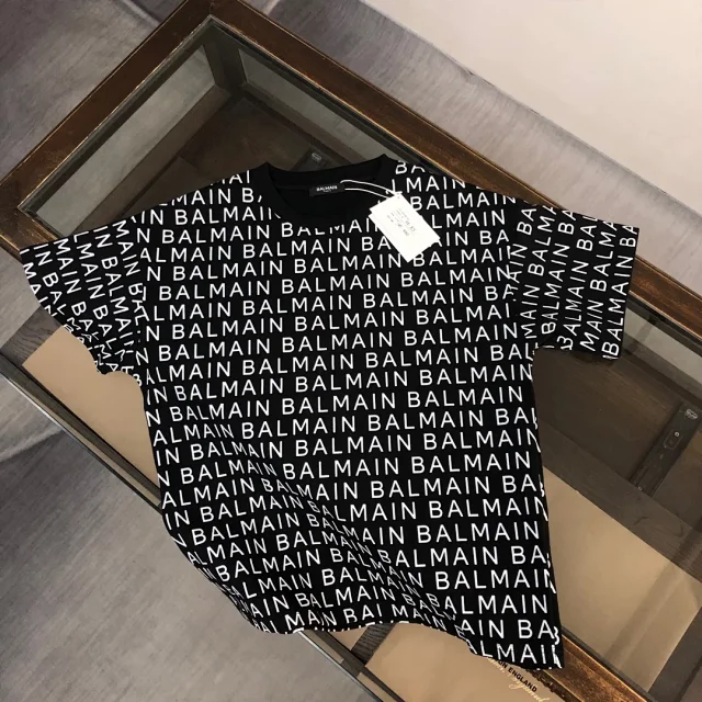Balmain T-Shirts Logo Print product detail image 44