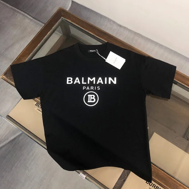 Balmain T-Shirts Logo Print product detail image 46