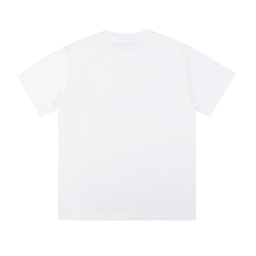 Balenciaga x Supreme Logo Print White T-Shirt - 38