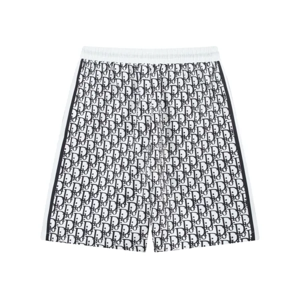 Dior Oblique Tape Shorts Black - 30