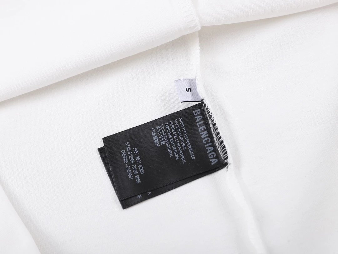 Balenciaga x Supreme Logo Print White T-Shirt - 44