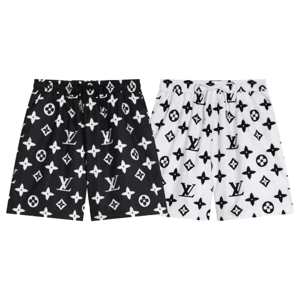 Louis Vuitton Monogram Velvet Shorts Black - 47