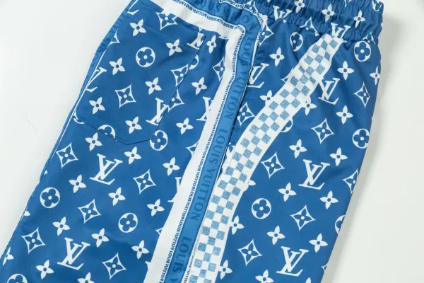 Louis Vuitton Monogram Print Swim Shorts Black - 53