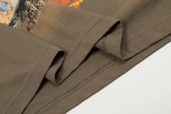 Astroworld Psycho Meme Brown T-Shirt - 19