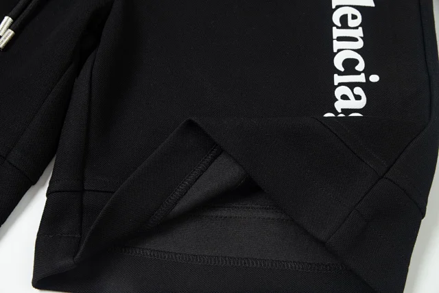 Balenciaga Shorts Logo-print drawstring product detail image 31