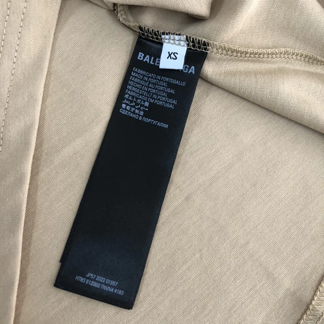 Balenciaga T-Shirts Crewneck T-Shirt with Logo Chest Print product detail image 25