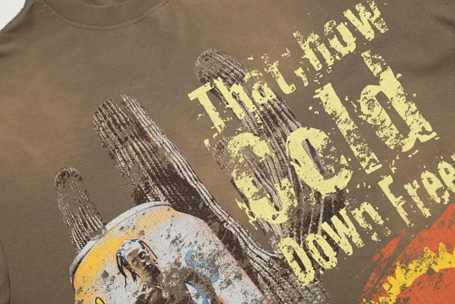 Travis Scott T-Shirts Astroworld Wish You Were Here Tour graphic product detail image 16