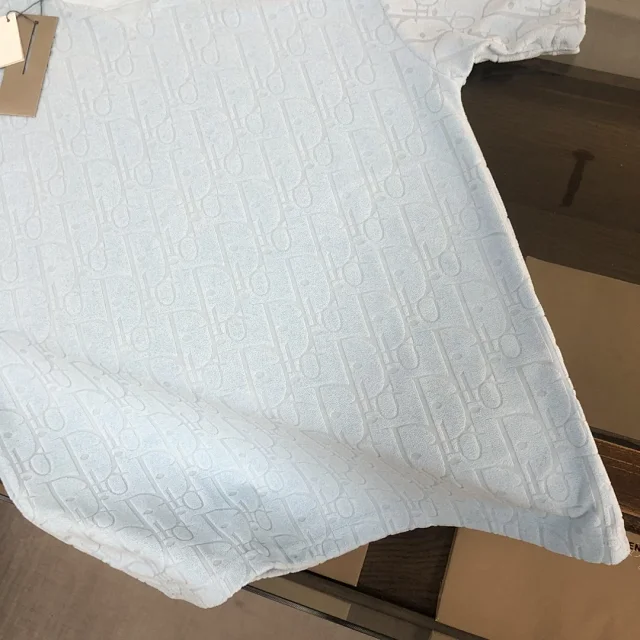 Dior T-Shirts Oblique-pattern crew-neck product detail image 46