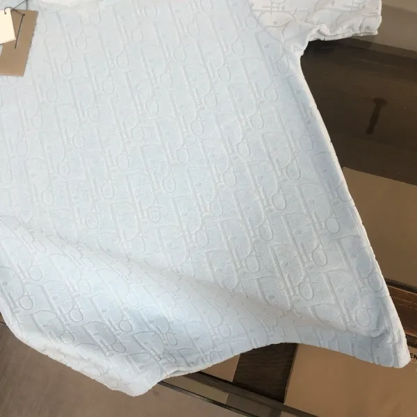 Dior CD Diamond Logo Turquoise T-Shirt - 47