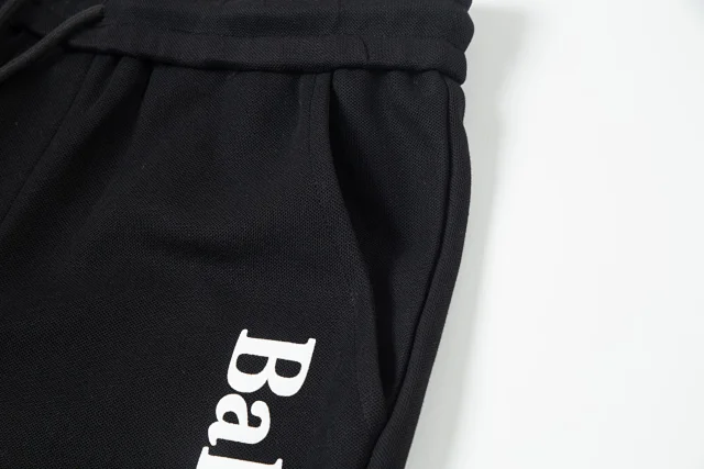 Balenciaga Shorts Logo-print drawstring product detail image 30