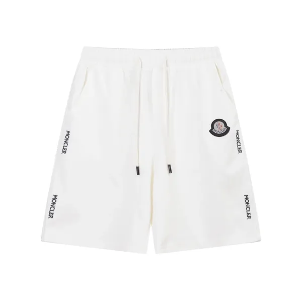 Moncler Logo-Embroidered Zip-Pocket Shorts Black - 37
