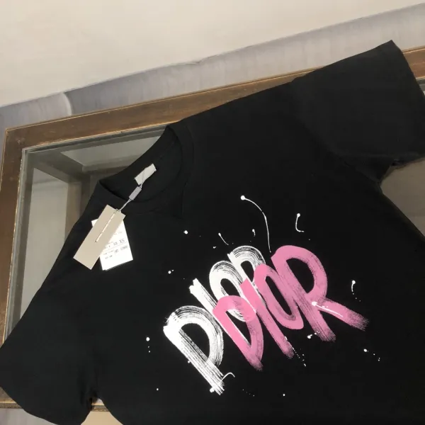 Dior CD Diamond Logo Turquoise T-Shirt - 63