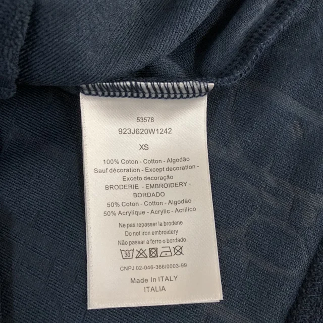 Dior T-Shirts Oblique-pattern crew-neck product detail image 15