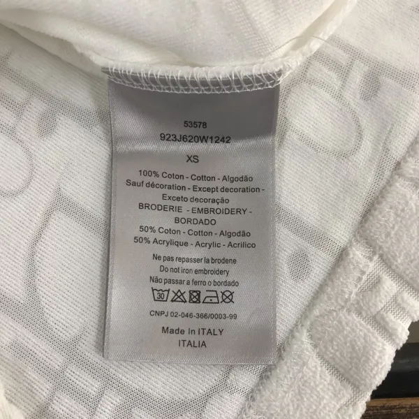 Dior CD Diamond Logo Turquoise T-Shirt - 32