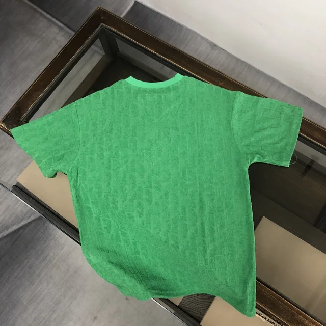 Dior T-Shirts Oblique-pattern crew-neck product detail image 40
