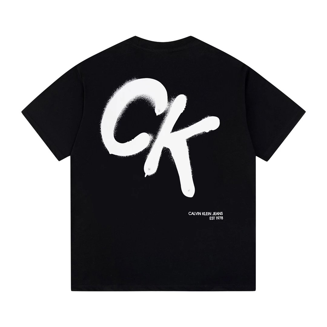 Calvin Klein Jeans Monogram Logo White T-Shirt - 61