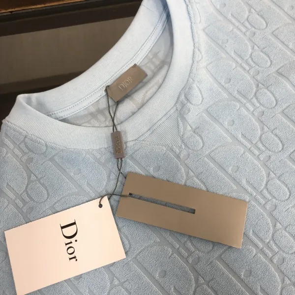 Dior CD Diamond Logo Turquoise T-Shirt - 44