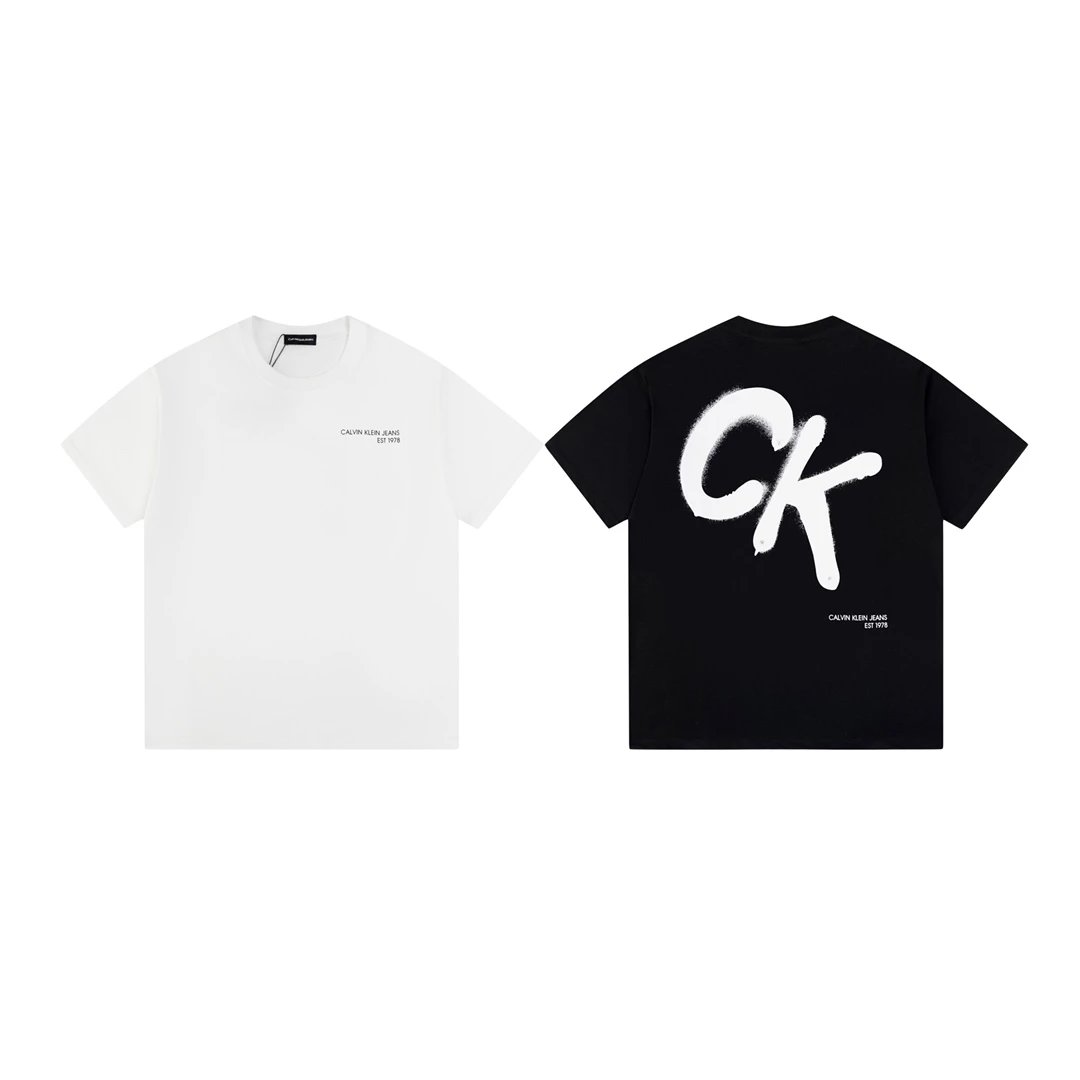Calvin Klein Jeans Monogram Logo White T-Shirt - 57