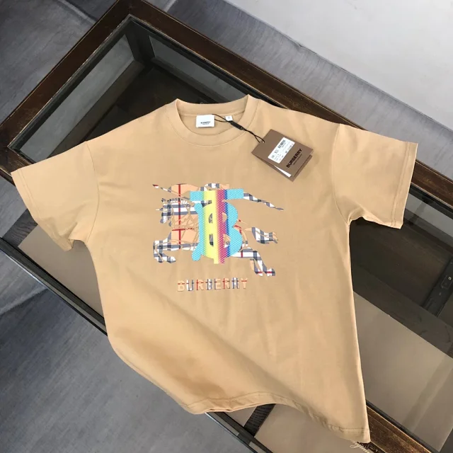 Burberry T-Shirts Crew-neck logo-print short-sleeve T-shirt product detail image 46