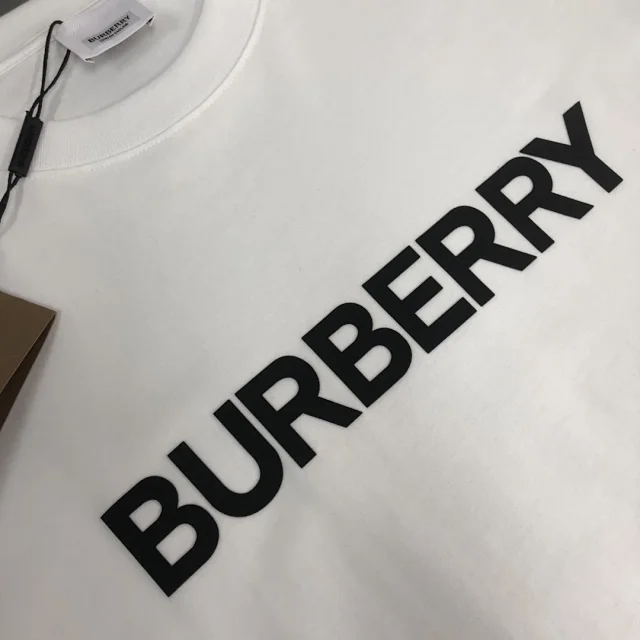 Burberry T-Shirts Crew-neck logo-print short-sleeve T-shirt product detail image 12