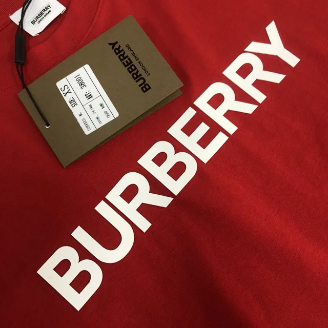 Burberry T-Shirts Crew-neck logo-print short-sleeve T-shirt product detail image 27
