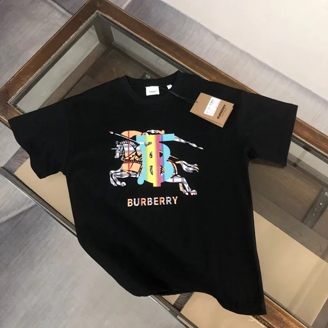 Burberry T-Shirts Crew-neck logo-print short-sleeve T-shirt product detail image 48