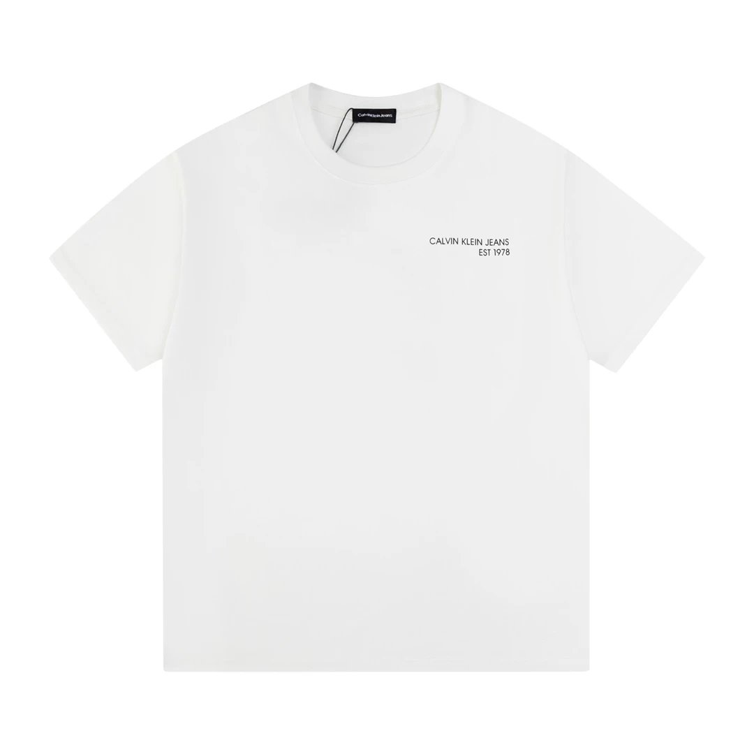 Calvin Klein Jeans Monogram Logo White T-Shirt - 58
