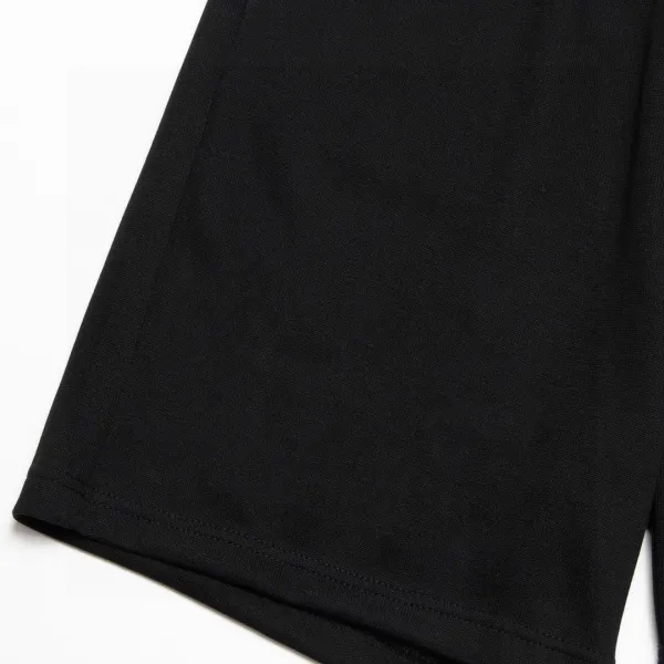 Chrome Hearts x Unknown Brand Cross-Embellished Black Shorts - 29