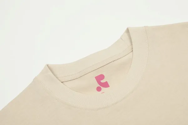 Rest & Recreation Logo Embroidered Pink T-Shirt - 49