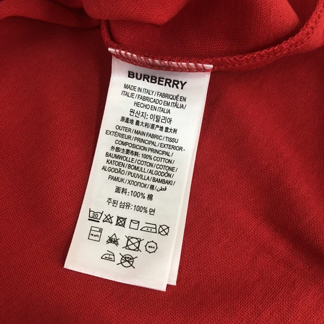 Burberry T-Shirts Crew-neck logo-print short-sleeve T-shirt product detail image 31