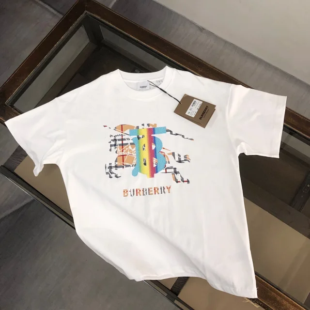 Burberry T-Shirts Crew-neck logo-print short-sleeve T-shirt product detail image 47