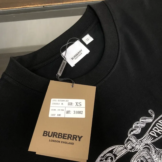 Burberry T-Shirts Crew-neck logo-print short-sleeve T-shirt product detail image 36