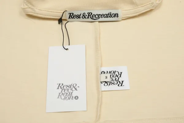 Rest & Recreation Logo Embroidered Pink T-Shirt - 28