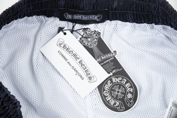 Chrome Hearts x Unknown Brand Cross-Embellished Black Shorts - 42